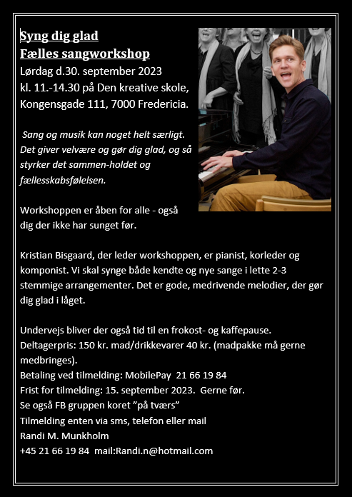 Syng Dig Glad Sep 23